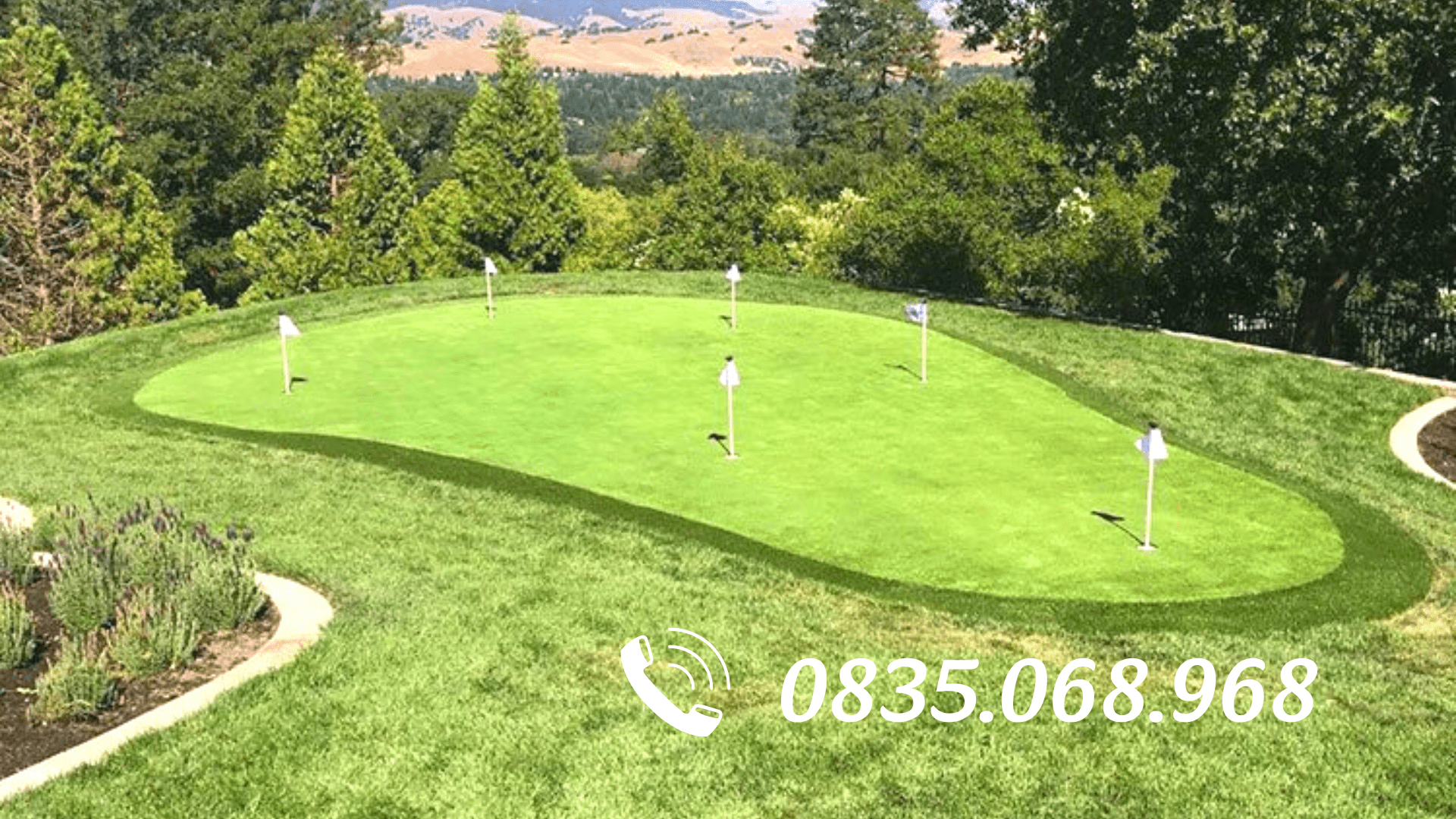 Xây dựng sân golf bằng cỏ nhân tạo
