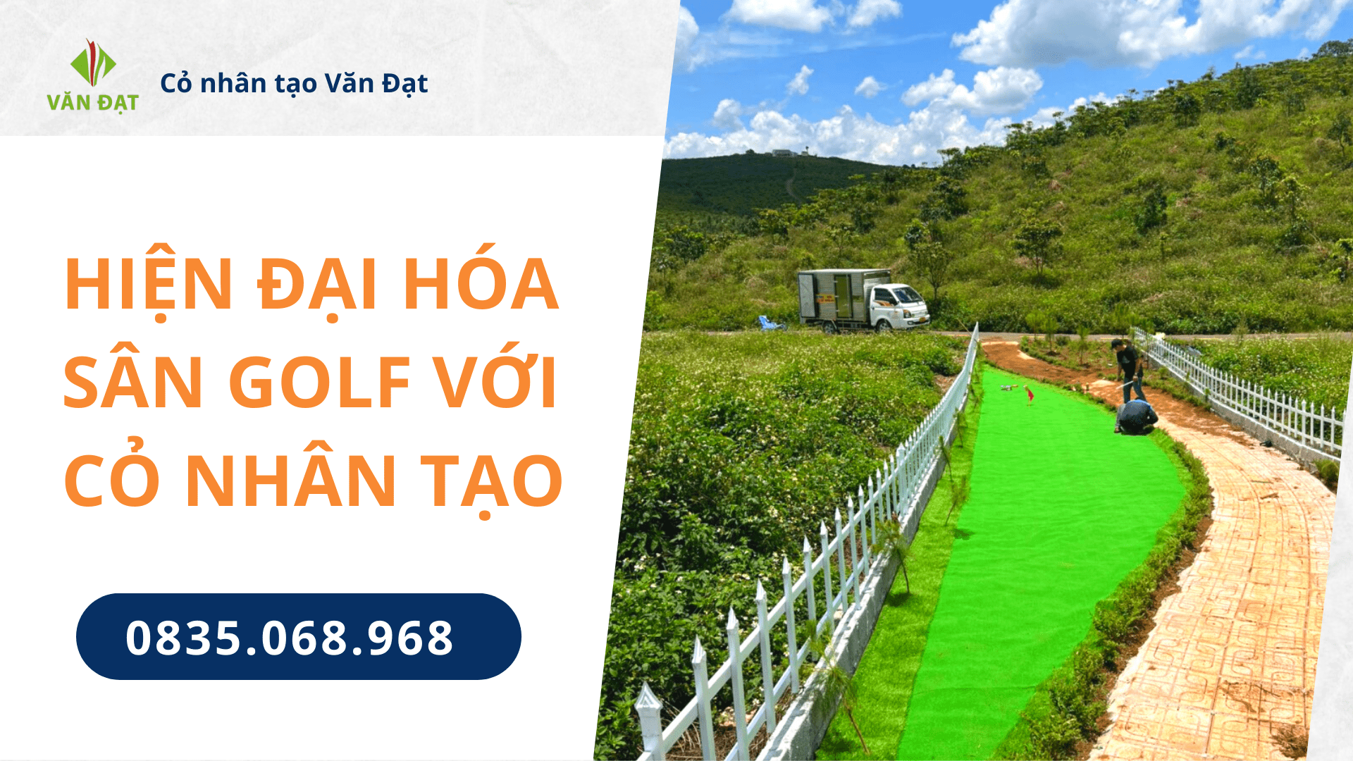 Hiện đại hóa sân golf với cỏ nhân tạo